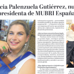 La revista Contraste publica la noticia del nombramiento de Leticia Palenzuela como presidenta de Mubri España