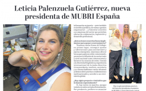 Lee más sobre el artículo La revista Contraste publica la noticia del nombramiento de Leticia Palenzuela como presidenta de Mubri España