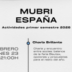 Programación de actividades de Mubri España durante el primer trimestre de 2026
